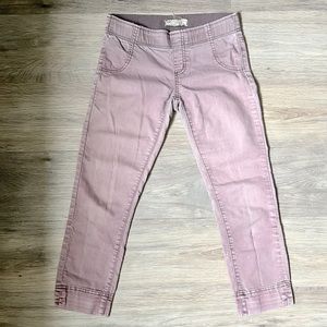 FREE PEOPLE Purple Cropped Jean Leggings